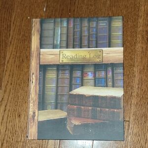 Vintage Style Reading Log Notebook